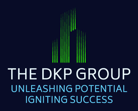 The DKP Group logo stacked tagline